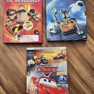 *Movie Bundle* CARS - THE INCREDIBLES- WALLE